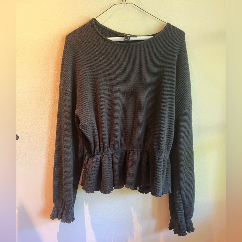 Forever 21 Casual Peplum Top